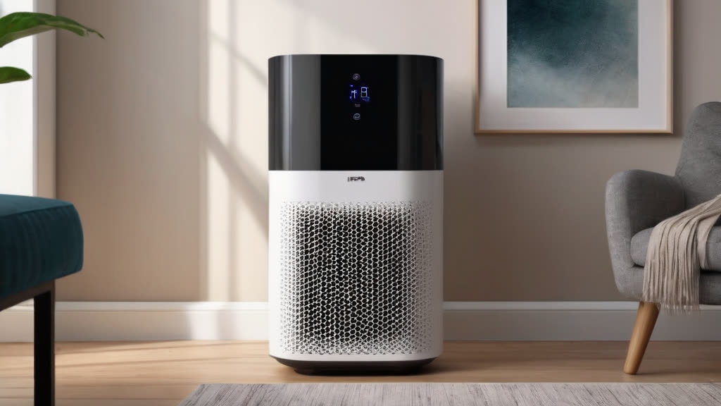 HEPA air purifier for allergen reduction